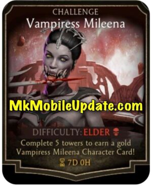 Vampiress Mileena Challenge Requirements