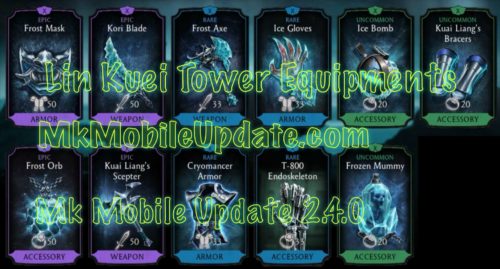 Mk Mobile Lin Kuei Tower Equipments MK Mobile Update 2.4.0