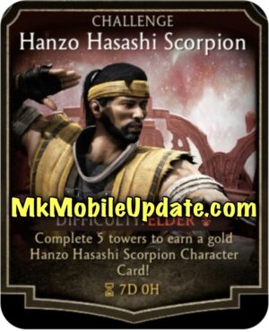 Hanzo Hasashi Scorpion Challenge Requirements