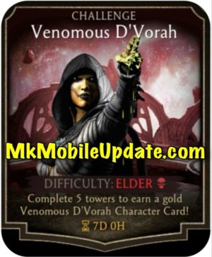 Venomous Dvorah Challenge Requirements