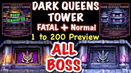 Mk Mobile Dark Queen's Tower