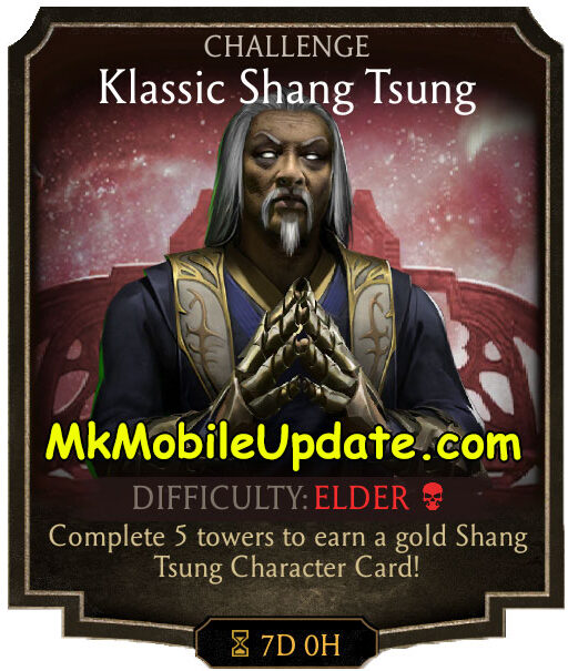 Shang Tsung - Klassic, Gold Outworld Non Challenge Klassic character -  MKmobileInfo